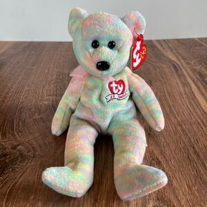 3 FOR $25. Authentic TY Beanie Babies Celebrate the 15 Birthday Bear, 2001. NWT